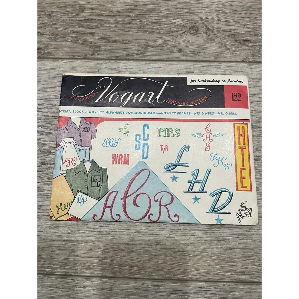 Vtg Vogart & Simplicity  Transfer Patterns Set Of‎ 6